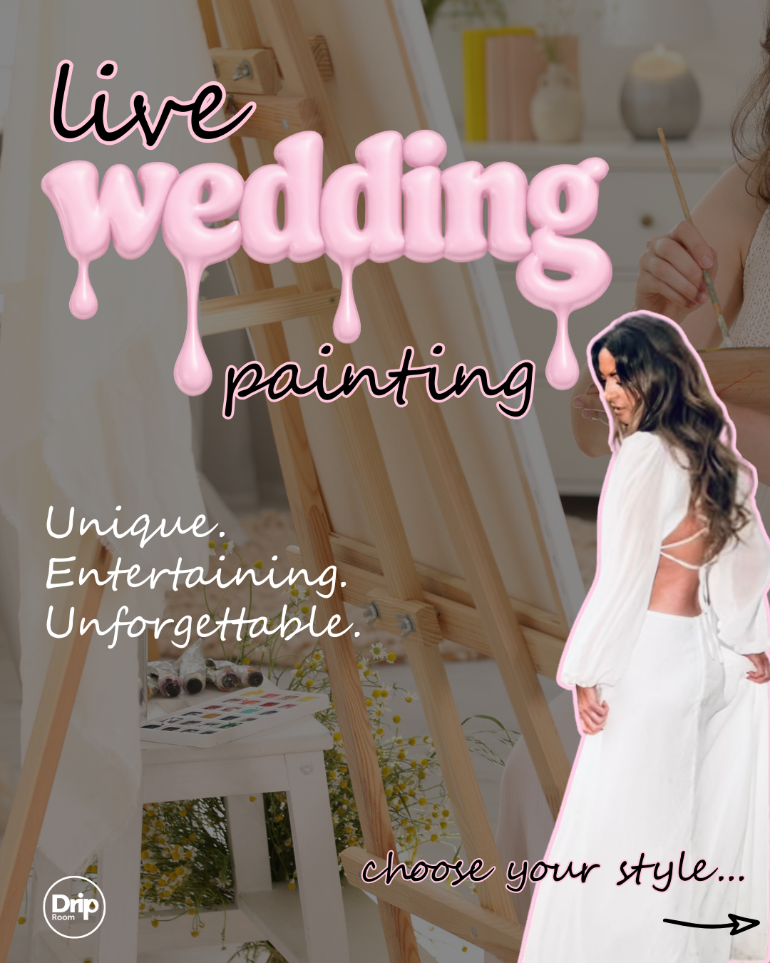 Live Wedding Painting